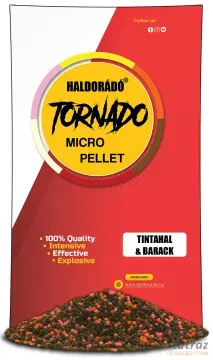 Haldorádó Tornado Micro Pellet Tintahal & Barack - Haldorádó Melegvízi Mikropellet