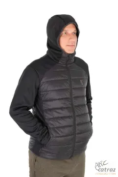 Fox Collection Hybrid Jacket Black/Orange - Fekete/Narancs Horgász Kabát