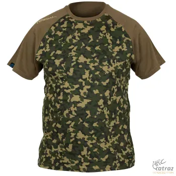 Shimano Raglan T-shirt Tri-Cam - Shimano Trench Horgász Póló Méret: XL