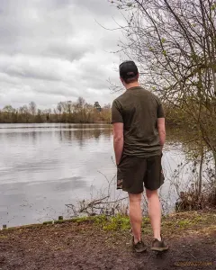 Fox Khaki/Camo Fürdőnadrág Méret: 2XL - Fox LW Swim Shorts Úszó Rövidnadrág