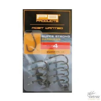 PB Products horog Super Strong Barbless Size: 4