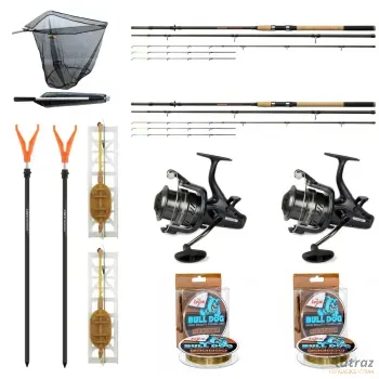 Halcatraz Feeder Special Horgász Szett 3,60m - Nyeletőfékes Pontyozó Feeder Horgász Szett