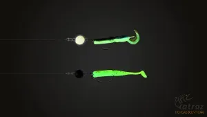 Spro FreeStyle Rigged Bottom Jigs Glow 10g #3/0