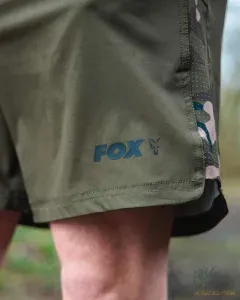 Fox Khaki/Camo Fürdőnadrág Méret: 2XL - Fox LW Swim Shorts Úszó Rövidnadrág