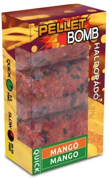 Haldorádó Pellet Bomb Quick Mangó - Haldorádó Gyors Oldódású Préselt Pellet