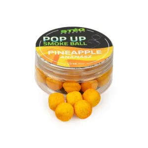Stég Product Pop-Up Smoke Ball 14mm Pineapple - Stég Ananász Pop-Up Csali