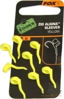 Fox Line Aligna Sleeves Yellow - Zig Szerelékhez Horogbefordító Sárga