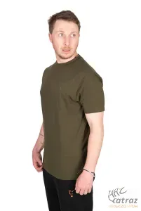 Fox Khaki Large Print T  - Fox Khaki Camo Horgász Póló