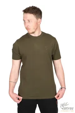 Fox Khaki Large Print T  - Fox Khaki Camo Horgász Póló