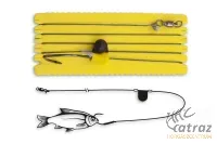 Black Cat Single Hook Rig With Rattle 8/0 - Black Cat Egyágú Horgos Harcsázó Szerelék Csörgővel