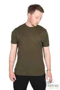 Fox Khaki Large Print T  - Fox Khaki Camo Horgász Póló