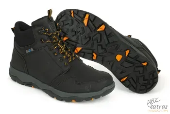 Cipő Fox Mid Boots Black/Orange Méret:45 CFW108