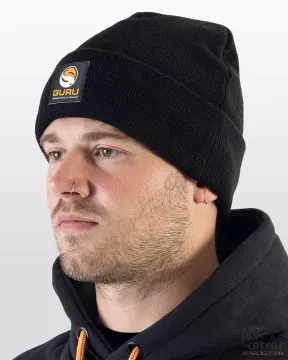 Guru Black Patch Beanie - Guru Téli Sapka