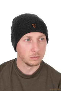 Fox Beanies Black/Orange - Fox Fekete/Narancs Normál Téli Sapka