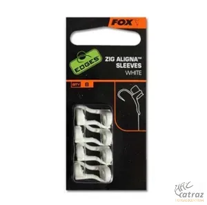 Fox Line Aligna Sleeves White - Zig Szerelékhez Horogbefordító Fehér