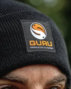 Guru Black Patch Beanie - Guru Téli Sapka