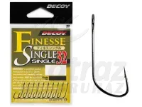 Decoy 32 Finesse Single Rahadozóhalas Horog Méret: 10