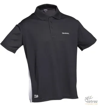 Daiwa Ruházat Poloshirt Black/White Size:L