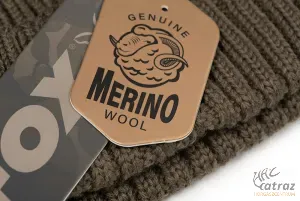 Fox Merino Trawler Olive - Fox Merinói Gyapjú Téli Sapka