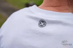Matrix Fehér Horgász Póló Méret: XL - Matrix White Hex Print T-Shirt