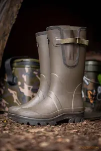 Fox Gumicsizma Neoprén Belsővel Méret: 41 - Fox Neoprene Lined Camo/Khaki Rubber Boot