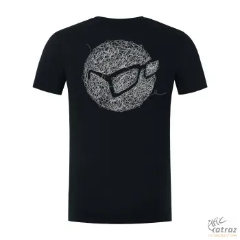 Korda Birdsnest Tee Black Méret: 2XL - Fekete Korda Horgász Póló