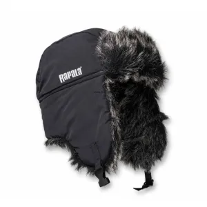 Rapala Usanka Téli Sapka Fekete - Rapala Ice Force Trapper Black