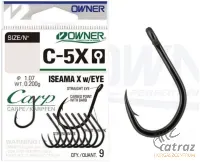 Owner Carp C-5X Barbed Carp Hook Size: 2 - Owner Carp C-5X Szakállas Pontyozó Horog - Méret: 2