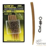 Carp Academy Gyorscsatlakozó szilikoncsővel XL 5+5db