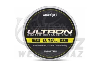 Matrix Ultron Coated Braid 200m 0.10mm Bevonatos Fonott Feeder Zsinór