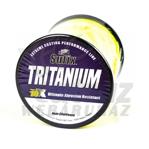 thumbnail image 2 of Sufix Monofil Zsinór - Sufix Tritanium Neon Chartreuse 0,30mm 1365m 2 of 14