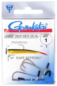 Gamakatsu Preda Drop Shot Jig 90 Méret: 1 - Dropshot Jig Horog