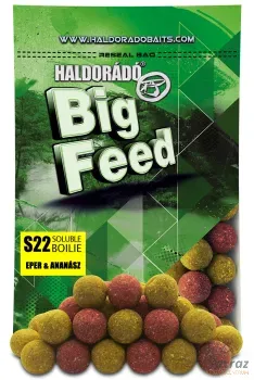 Haldorádó Big Feed S22 Boilie Soluble Eper & Ananász - Haldorádó Oldódó Bojli