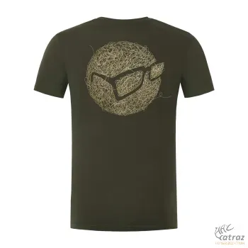 Korda Birdsnest Tee Dark Olive Méret: L - Oliva Korda Horgász Póló