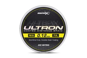 Matrix Ultron Coated Braid 200m 0.12mm Bevonatos Fonott Feeder Zsinór
