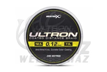 Matrix Ultron Coated Braid 200m 0.12mm Bevonatos Fonott Feeder Zsinór
