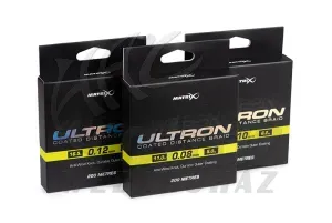 Matrix Ultron Coated Braid 200m 0.12mm Bevonatos Fonott Feeder Zsinór
