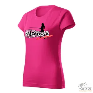 Halcatraz Női Horgász Póló - Női Pink Felső - Méret: L