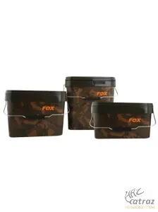 Fox 10 Literes Horgász Vödör - Fox Bucket Camo 10L