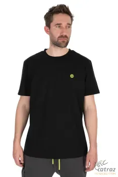 Matrix Large Logo T-Shirt Black/Lime Méret: 2XL - Matrix Horgász Póló