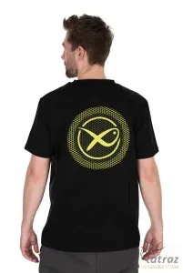 Matrix Large Logo T-Shirt Black/Lime Méret: 2XL - Matrix Horgász Póló