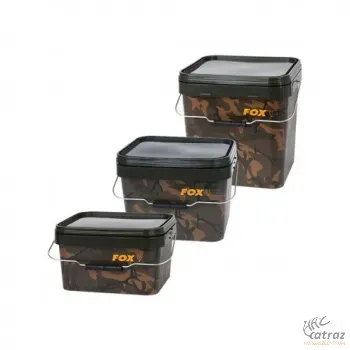 Fox 17 Literes Horgász Vödör - Fox Bucket Camo 17L