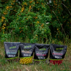 Stég Bionic Boilies Chilli-Halibut 20mm - Stég Product Közepesen Oldódó Bojli