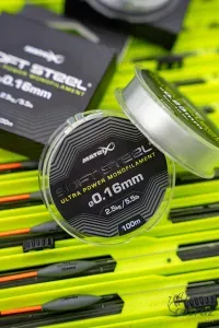Matrix Soft Steel Ultra Power Monofilament 0,10mm - Matrix Monofil Előkezsinór