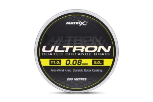 Matrix Ultron Coated Braid 200m 0.08mm Bevonatos Fonott Feeder Zsinór