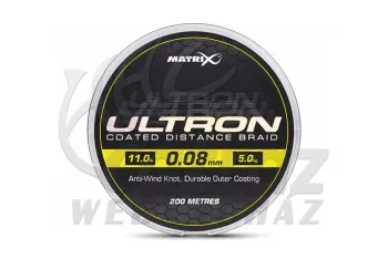 Matrix Ultron Coated Braid 200m 0.08mm Bevonatos Fonott Feeder Zsinór