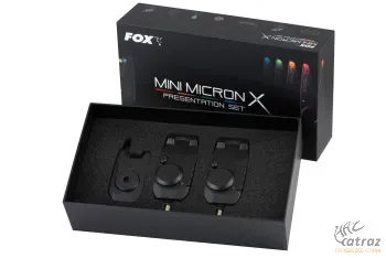 Fox Mini Micron X Elektromos Kapásjelző Szett 2+1 - Fox Mini Micron Kapásjelző Készlet