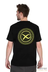 Matrix Large Logo T-Shirt Black/Lime Méret: 3XL - Matrix Horgász Póló