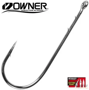 Owner 5100 Straight Worm Zander Hook - Size: 1/0 - Owner 5100 Straight Worm Süllőző Horog - Méret: 1/0