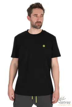 Matrix Large Logo T-Shirt Black/Lime Méret: L - Matrix Horgász Póló